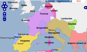 Situación del reino franco en el 511